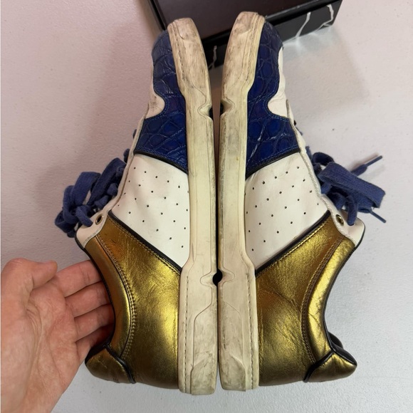 Gucci crocodile and leather sneakers 5th Ave Edition
Sz 9.5 G / / US 10.5 Exotic - Picture 2 of 12